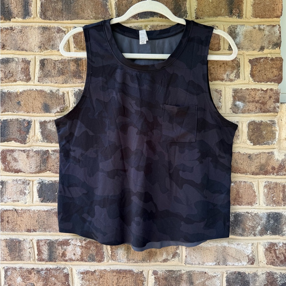 RBX Black Boxy Tank Top